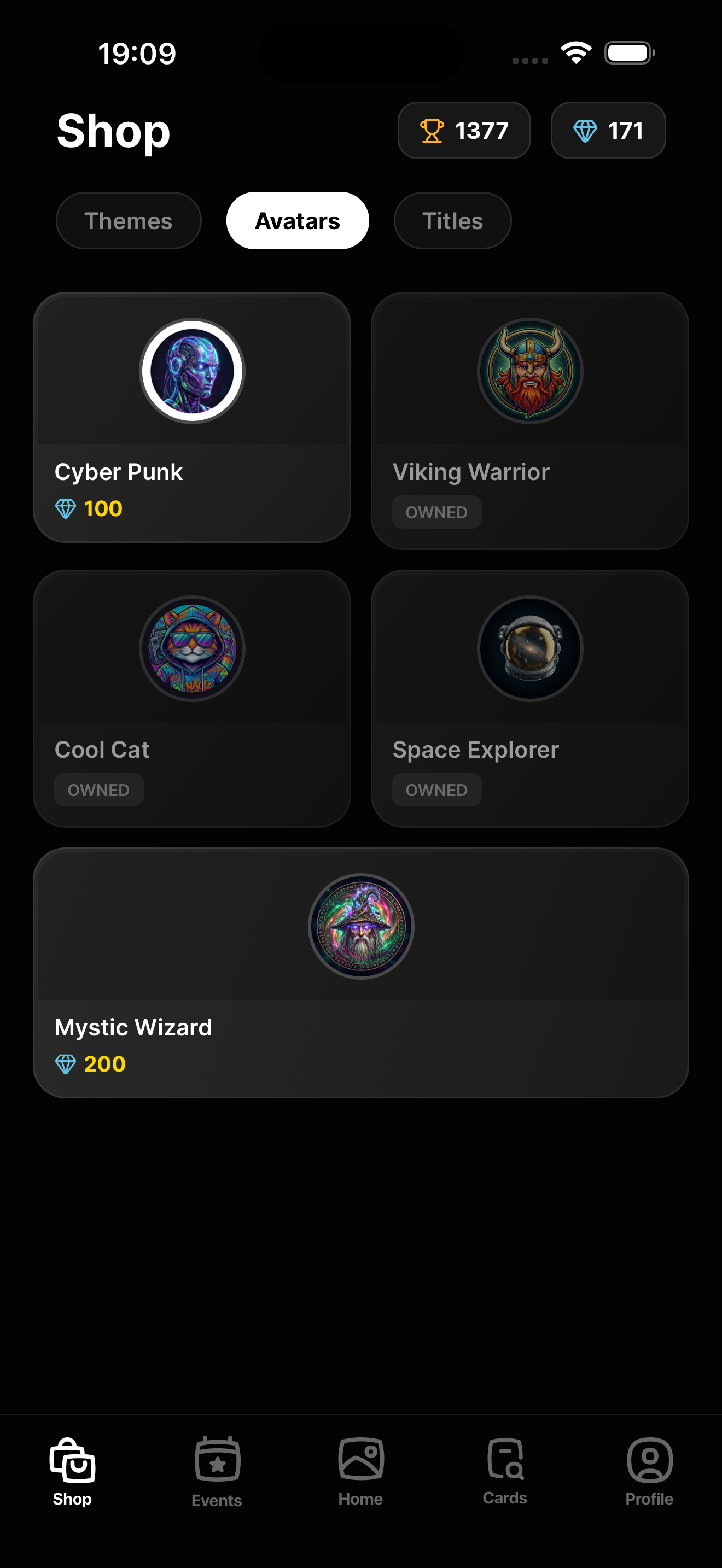 Stats and Progress